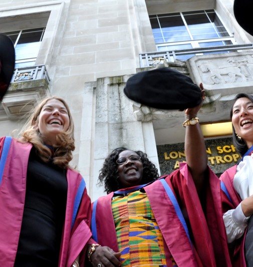 Students on steps