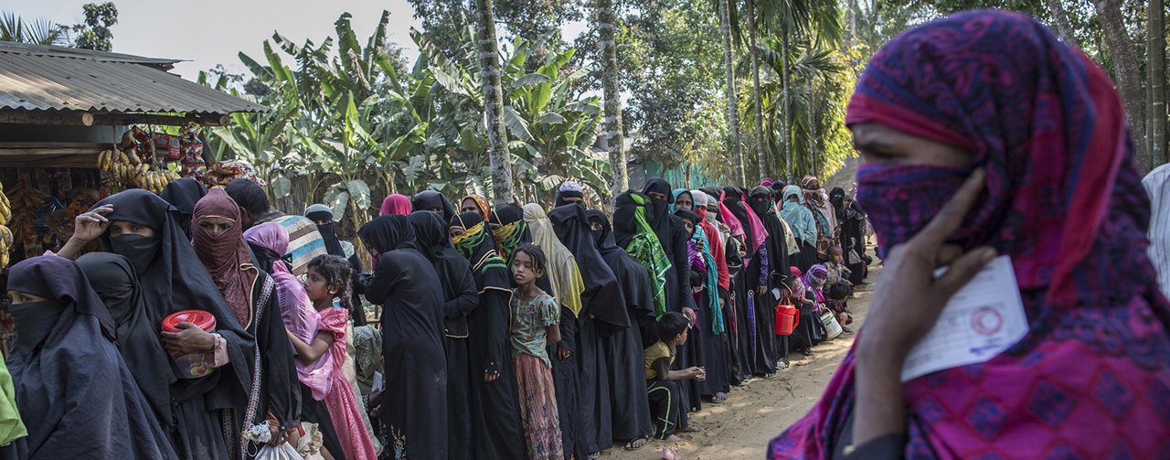 Rohingya refugees from Myanmar in Bangladesh. © 2017 Probal Rashid, Courtesy of Photoshare