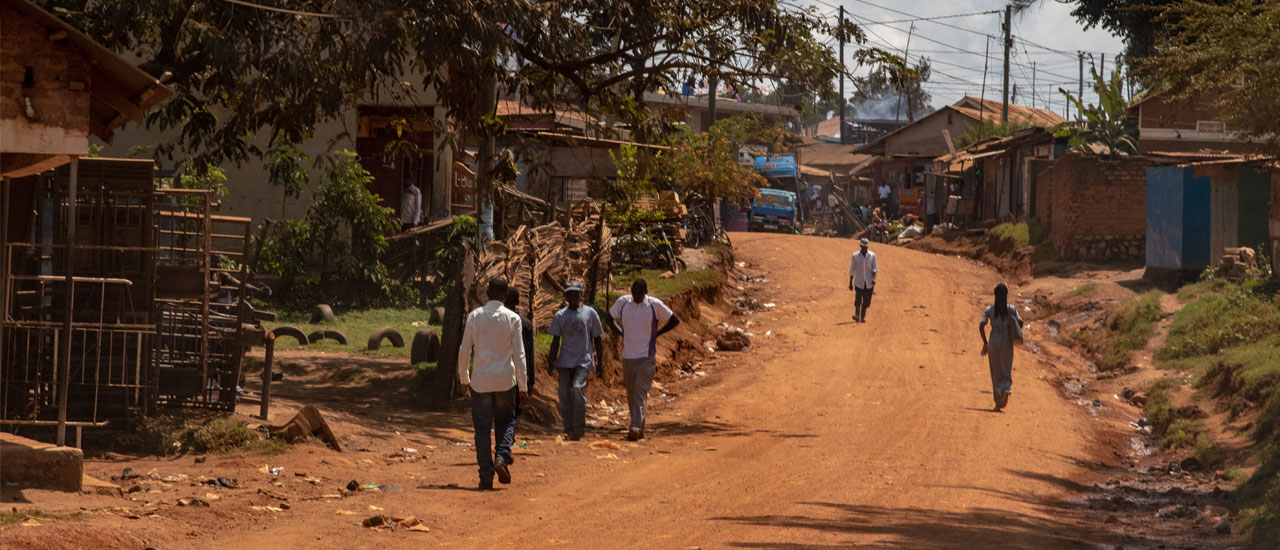 Road in Uganda. Credit: LSHTM