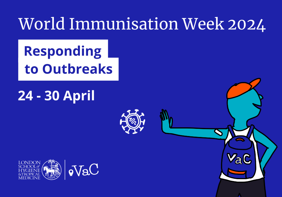 Image advertising World Immunisation Week 2024