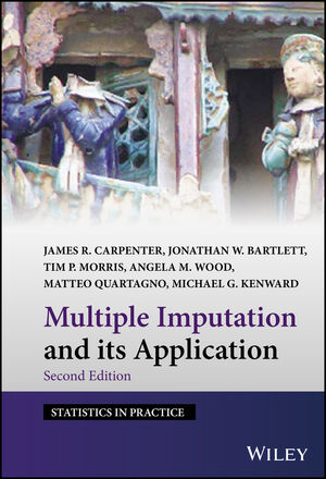 Front cover of the second edition of &#039;Multiple Imputation and its Application&#039;. It shows a photo of a mannequin from Hong Kong, taken by Harvey Goldstein, with some parts knocked off (and hence missing).