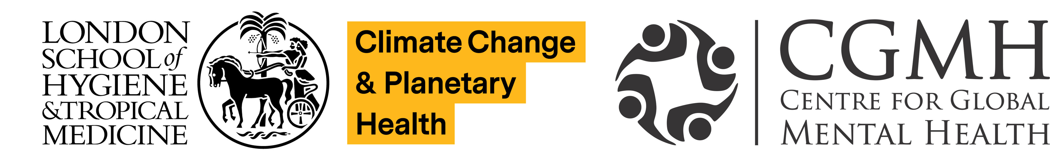 Collaborators logo - Centre on Climate Change & Planetary Health and Centre for Global Mental Health 