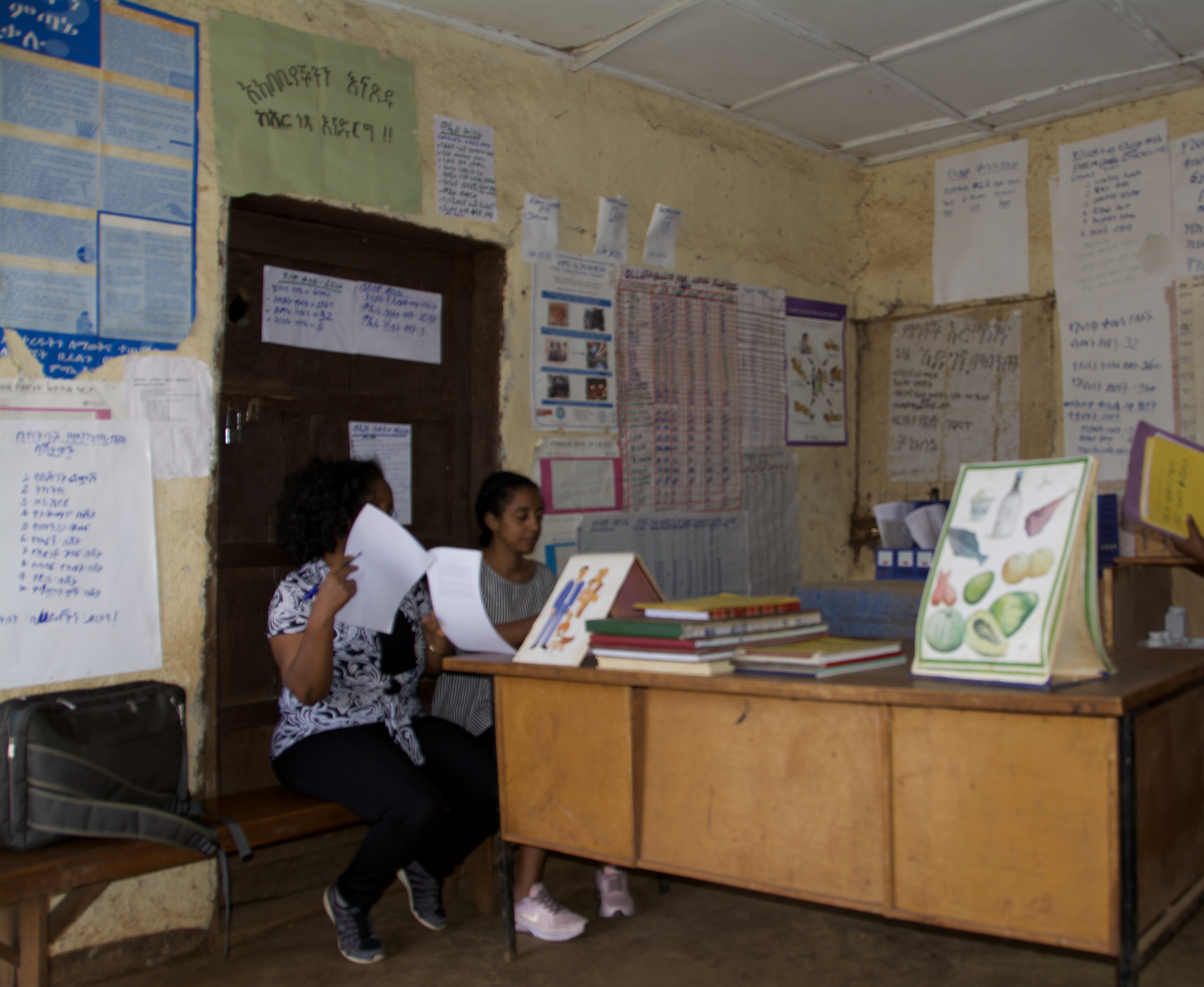 An ORCA analyst interviews a Health Extension Worker