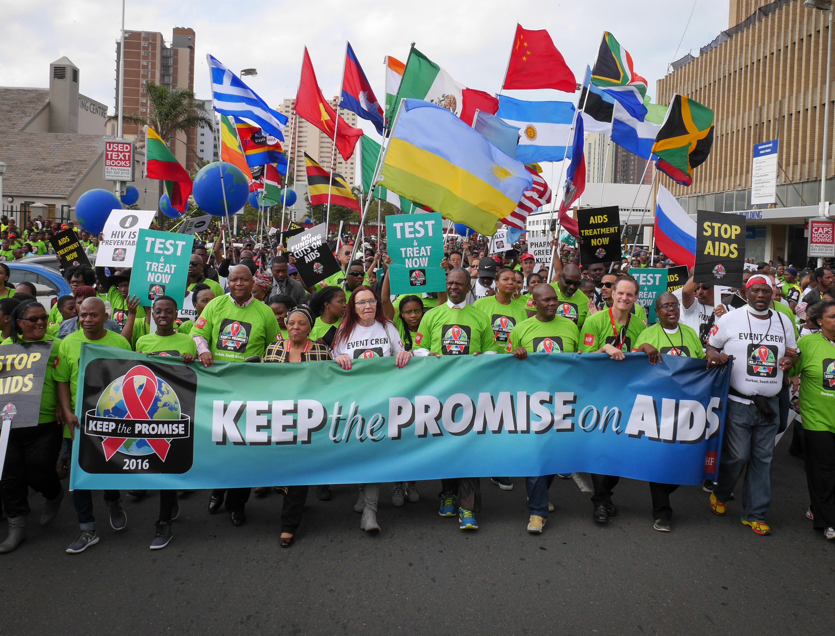 HIV march