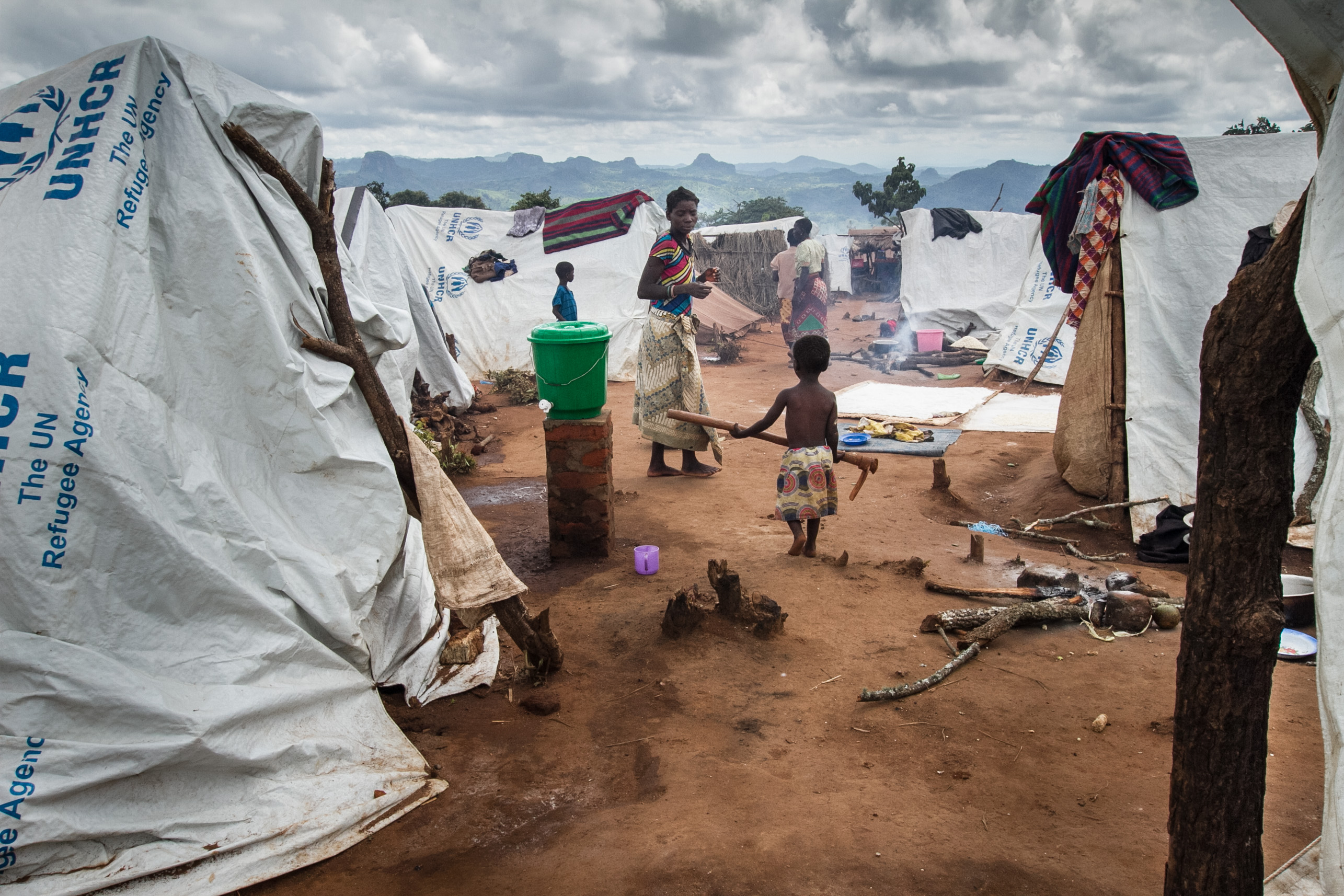 Kapise refugee camp for refugees from Mozambique, Mwanza, Malawi. © 2016 Erico Waga, Courtesy of Photoshare