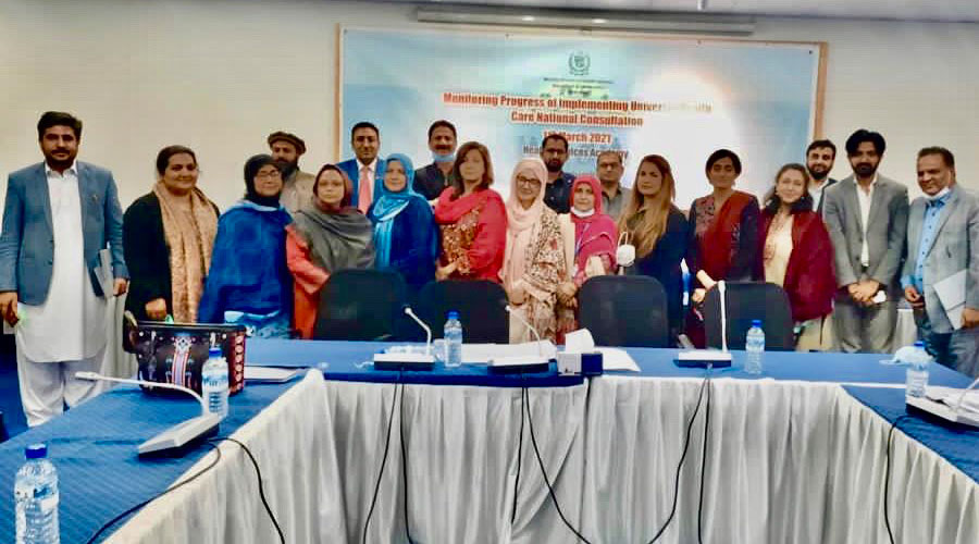 Pakistan delegates from federal and provincial Health Departments, Ministry of Planning Development &amp; Reforms, Ministry of Climate Change, Health Services Academy, and development partner organizations attend National Workshop on Intersectoral Policies for Health in Pakistan