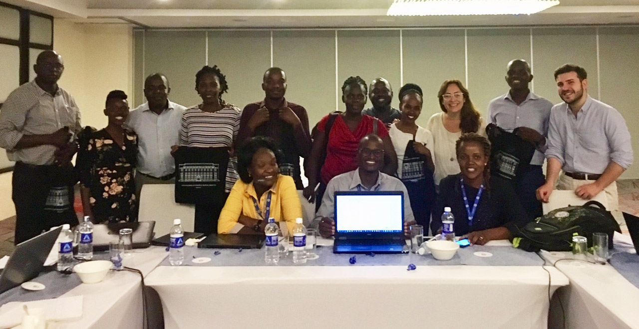 Attendees at the DREAMS IE data analysis workshop in Nairobi and Kisumu