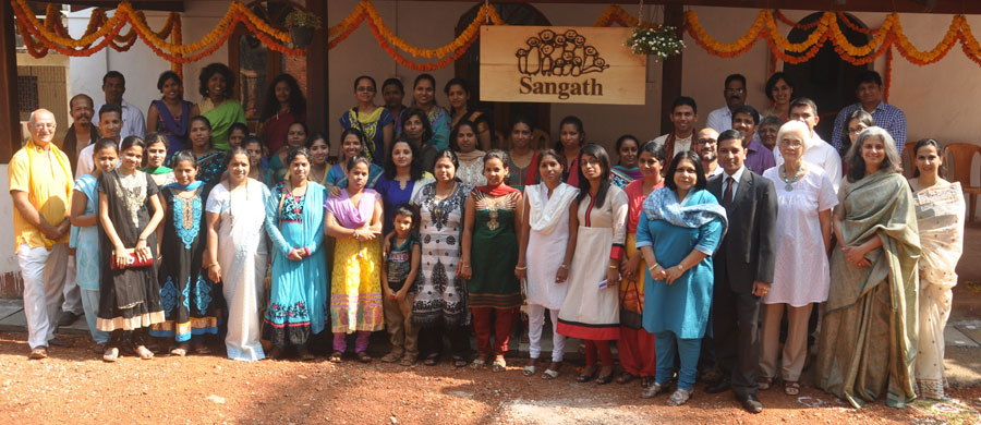 Group photo of staff at Sangath HQ