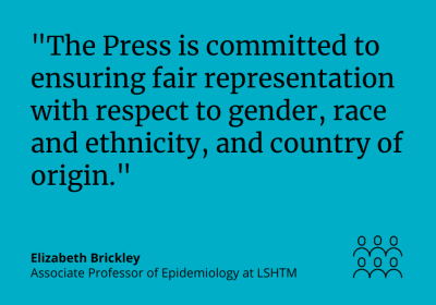 Elizabeth Brickley: &quot;The Press is committed to ensuring fair representation with respect to gender, race and ethnicity, and country of origin.&quot;