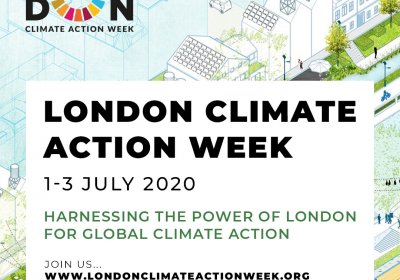 London Climate Action Week poster