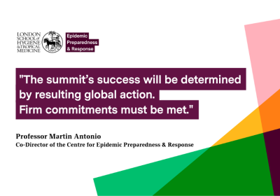 Martin Antonio, Director of CEPR: &quot;The summit’s success will be determined by resulting global action. Firm commitments must be met.&quot;
