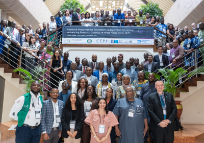 A group picture of the research preparedness ecosystem engagement workshop