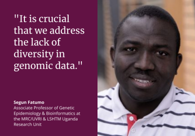 Segun Fatumo: &quot;It is crucial that we address the lack of diversity in genomic data.&quot;