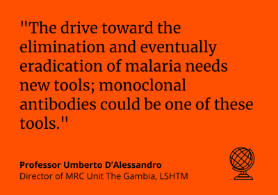 Umberto D&#039;Alessandro comments on malaria antibody trial