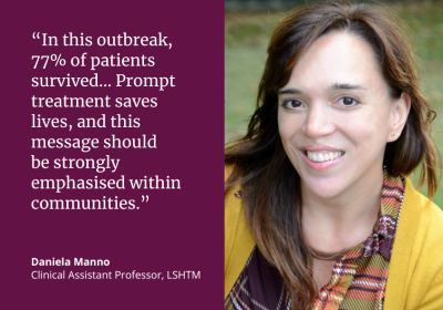 Daniela Manno: Prompt treatment saves lives, and this message should be strongly emphasised within communities