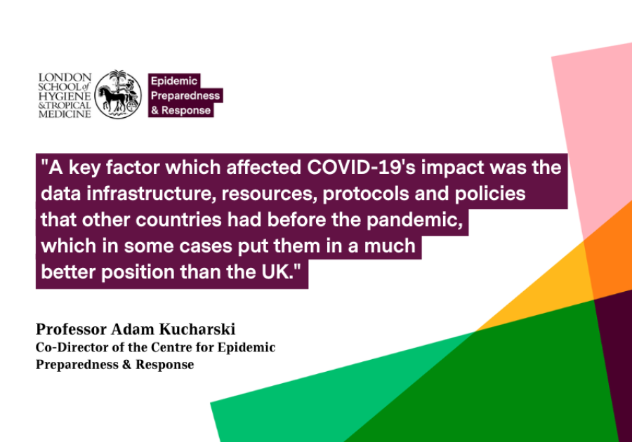 A key factor which affected COVID-19&#039;s impact was the data infrastructure, resources, protocols and policies that other countries had before the pandemic, which in  some cases put them in a much  better position than the UK