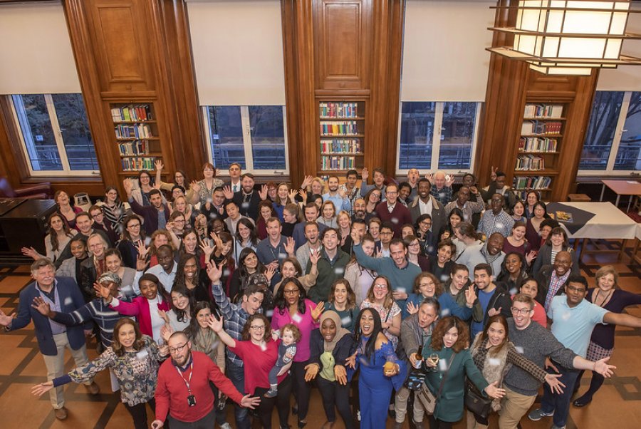 Distance Learning Reception 2019 - group shot 2019