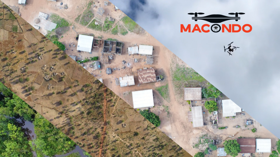 Macondo&#039;s aeerial images captured using drones for malaria control and risk mapping in South America, Southeast Asia and sub-Saharan Africa.  