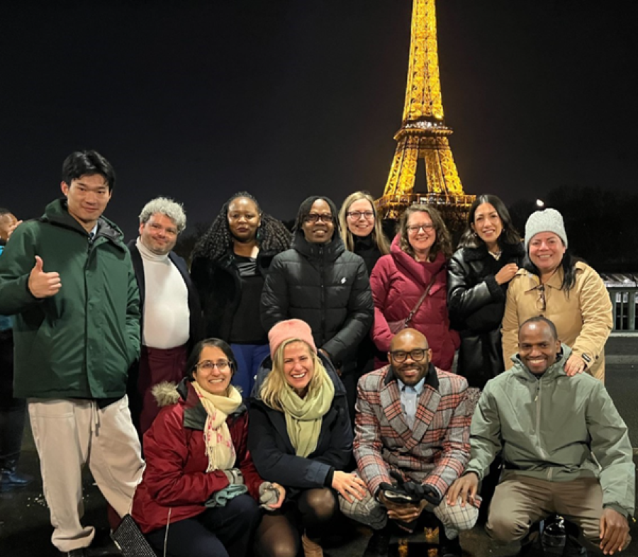 Top, left to right: Shaojie Bao, Shaun Keegan, Mary Maranga, Erkison Odih, Marit Hetland, Kat Holt, Laura Phillips, Louise Cerdeira Front, left to right: Charlene Rodrigues, Megan Carey, Ebenezer Foster-Nyarko, Jabir Abdulahi