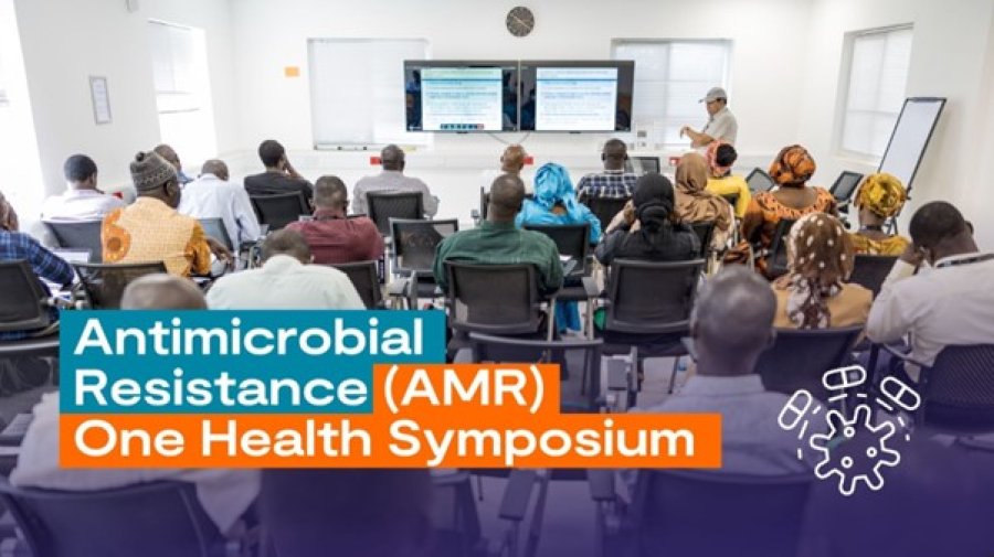 MRCG staff at attending the AMR One Health Symposium