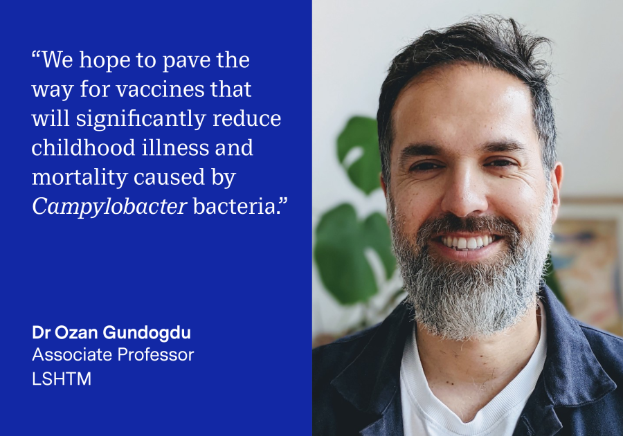 Quote by Ozan Gundogdu: We hope to pave the way for vaccines that will significantly reduce childhood illness and mortality caused by Campylobacter bacteria.&quot;