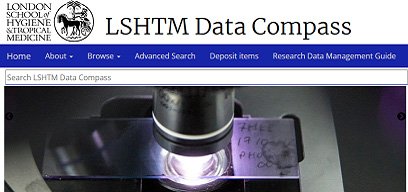 LSHTM Data Compass homepage