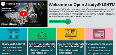 LSHTM Open Study homepage