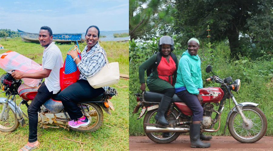 VAnguard team on motorbikes in Koome 