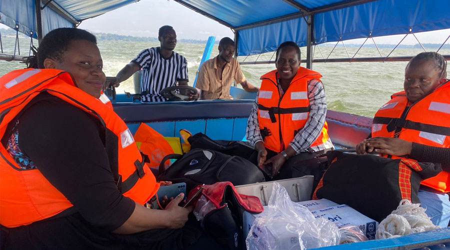 VAnguard team on boat