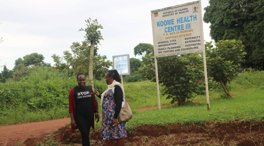 VAnguard team at Koome health centre